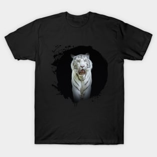 White Tiger Animal Wildlife Jungle Nature Forest Adventure Discovery T-Shirt